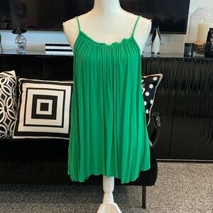 Green Women's Spaghetti-Strap Chemise Cover up. OSFA